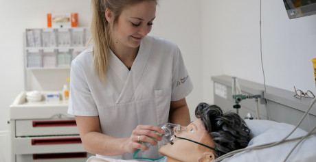 Foto af sygeplejerskestuderende