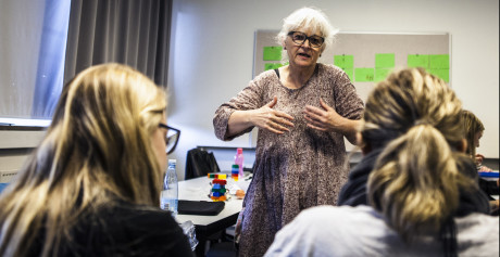 Jette Østergaard Andersen underviser pædagogstuderende