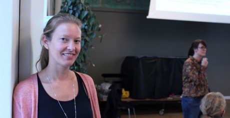 Tina Rasmussen læser til socialrådgiver