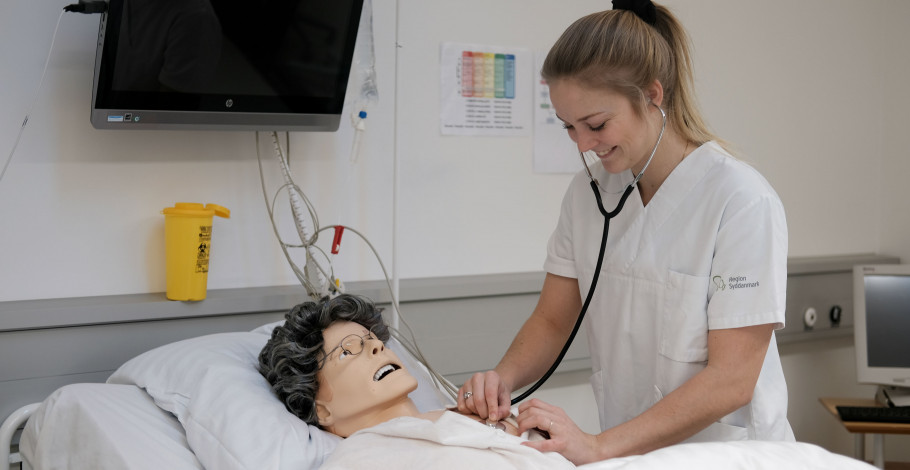 Foto af sygeplejerskestuderende