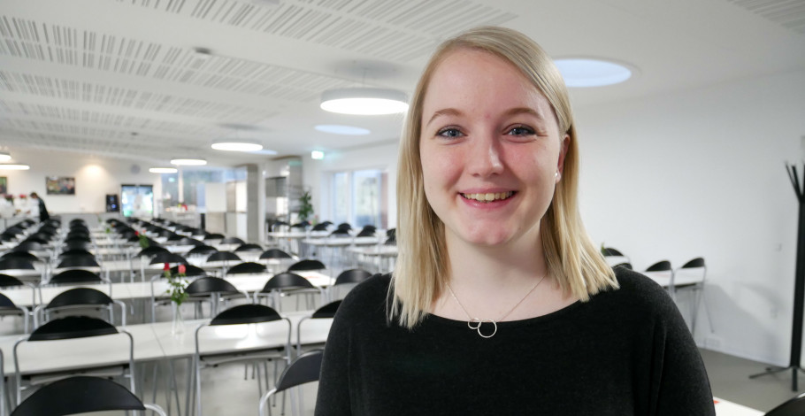 Foto af studerende på ernæring og sundhed