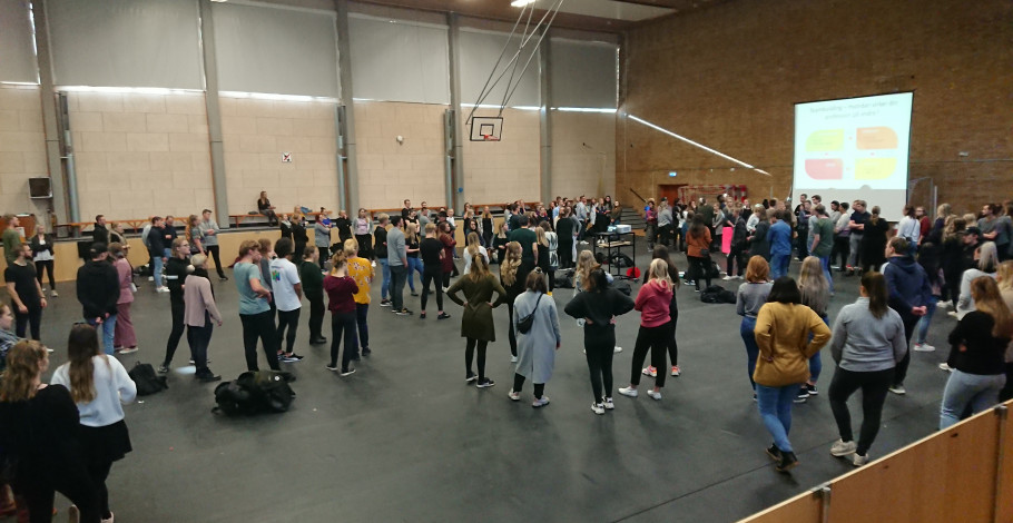 Tpe studerende i haderslevhallen 