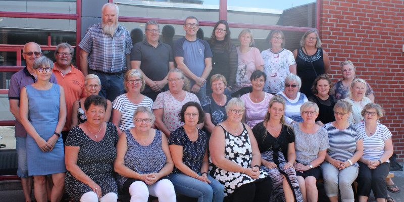 Holdet af kursister på AMU-uddannelsen for plejefamilier i Esbjerg  Første hold af kursister på AMU-uddannelse for plejefamilier i Esbjerg