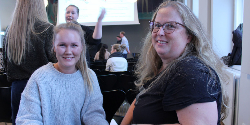 Socialrådgiverne Katrine Olson og Linda Rasmussen