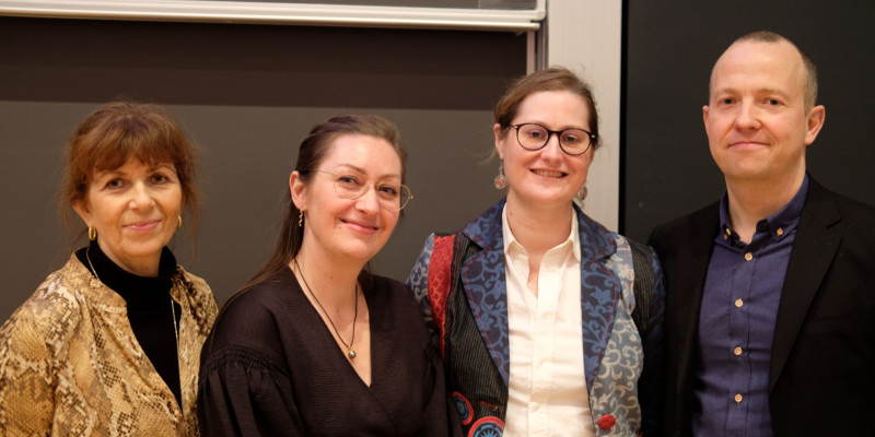 Julie Dalgaard Guldager med bedømmelsesudvalget