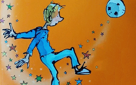 The boy in the dress